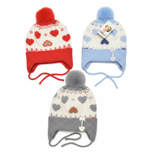 Cozy Woolen Caps for Kids 17095